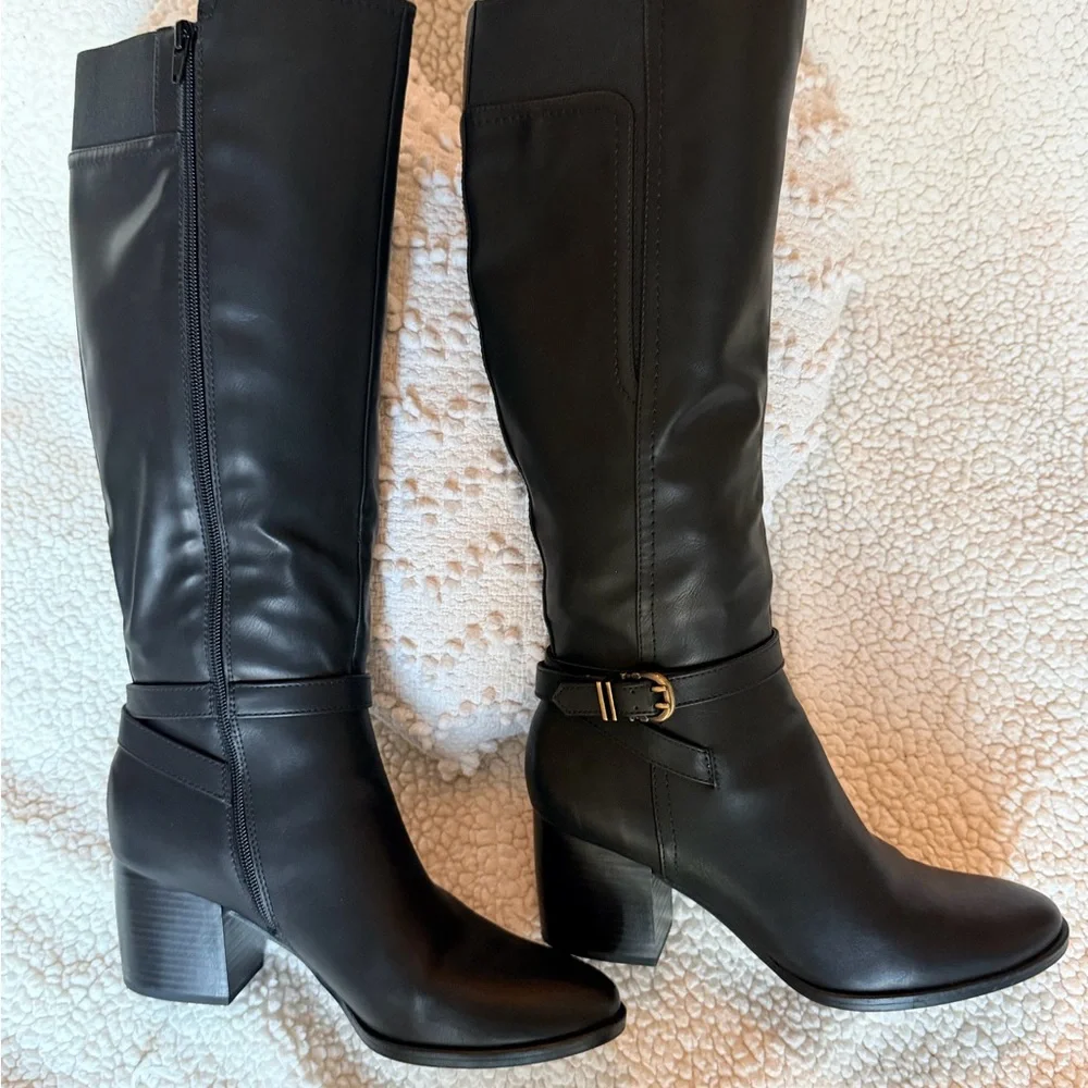 ❤️ Naturalizer Women's Black Over the Knee Boots ❤️ - Picture 1 of 16